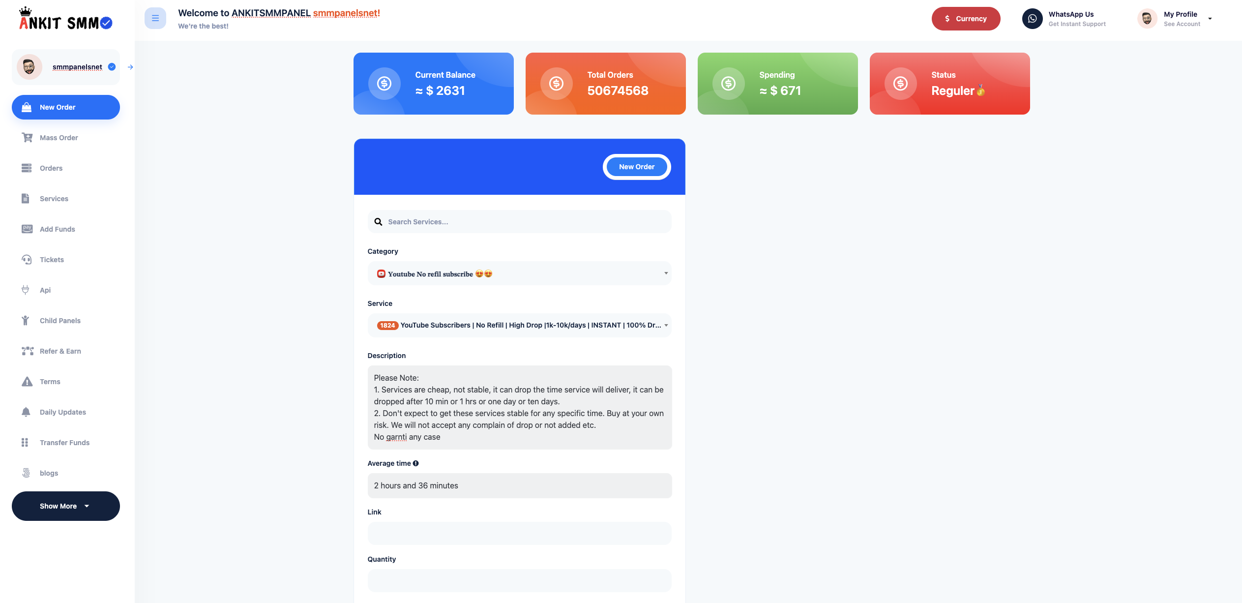 AnkitSMMPanel.com thumbnail